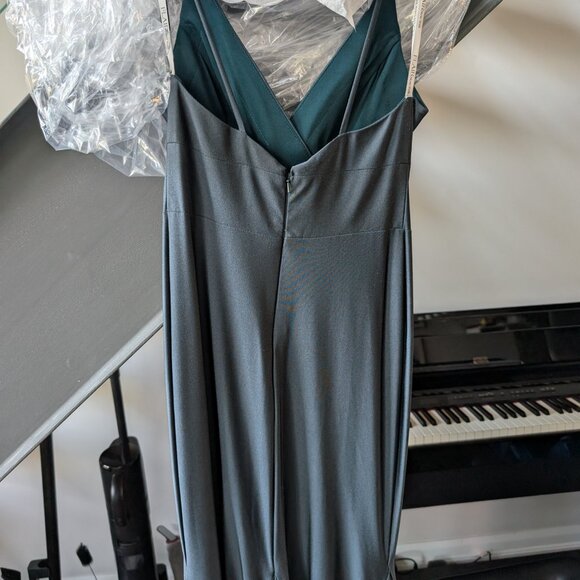 Formal Dress/Evening Gown (Blue/Green) 26" W (Professionally Cleaned) - Picture 10 of 11